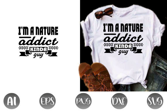 Adventure Quote Design, I’m a Nature Ad
