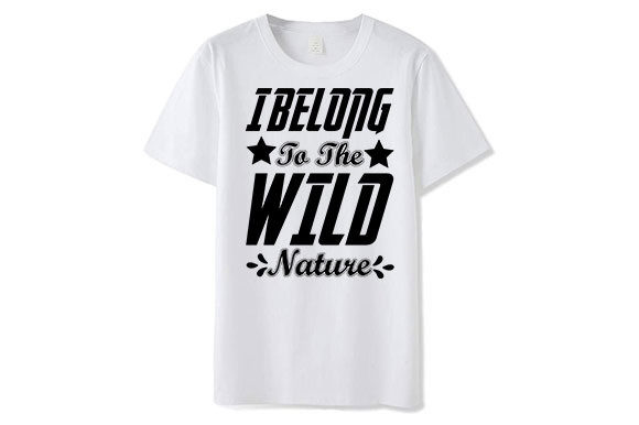 Adventure Quotes Svg Design, I Belong to the Wild Nature