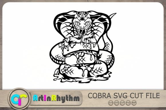 Cobra Snake SVG Shirt Design - Graphics & Crafts