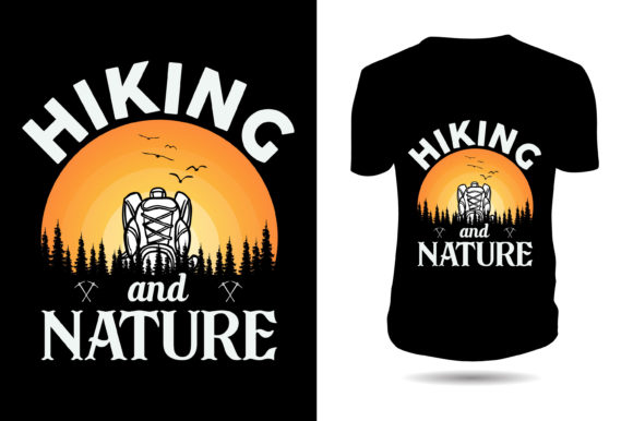 Hiking and Nature Adventure Tshirt Graphics