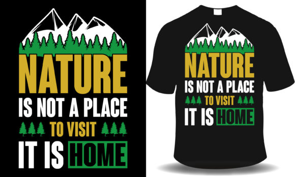 Hiking and Nature Male Female T-shirt Graphics