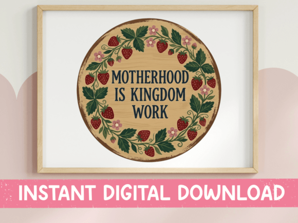 Motherhood Wood Sign SVG PNG: Graphics for T-Shirt Designs