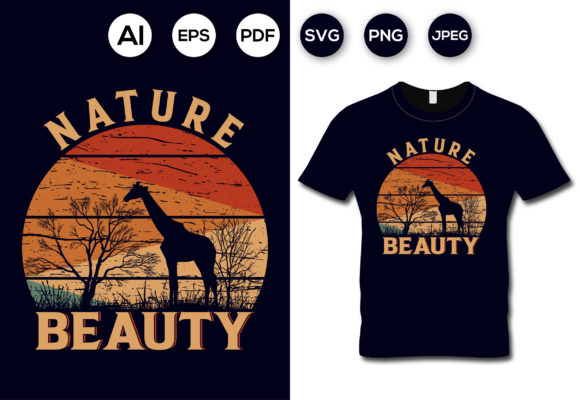 Nature Beauty T-Shirt Design Graphics