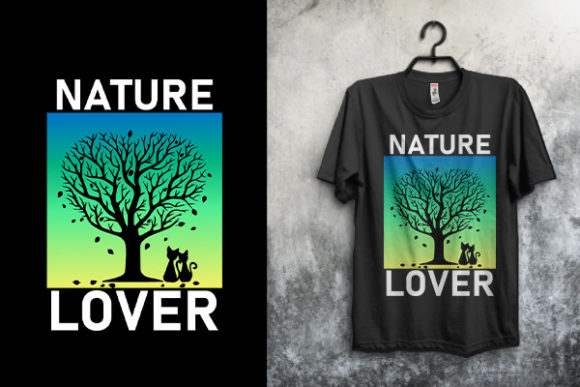Nature Lover T Shirt Design Template Svg