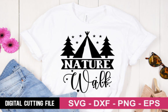 Nature Walk SVG for Graphics & T-Shirt Designs
