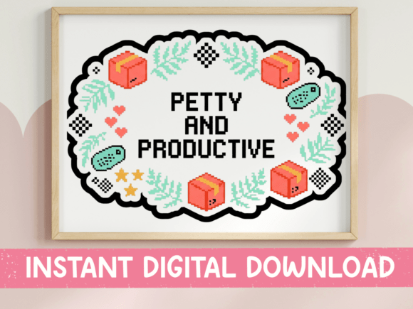 Petty and Productive Reseller SVG Graphics