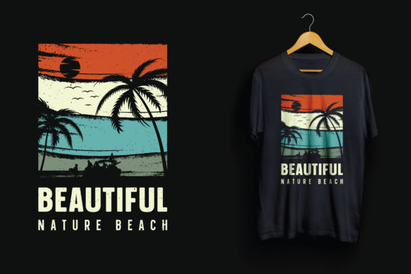 Summer T-shirt Design: Beautiful Nature Graphics