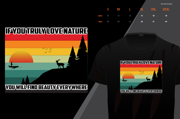 T-SHIRT DESIGN-NATURE: Graphics and Print Templates for Creative Projects