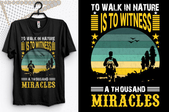 Walk in Nature: Graphics for T-Shirt Designs