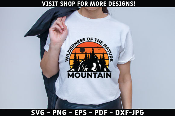 Wilderness of the Nature Mountain Graphics
